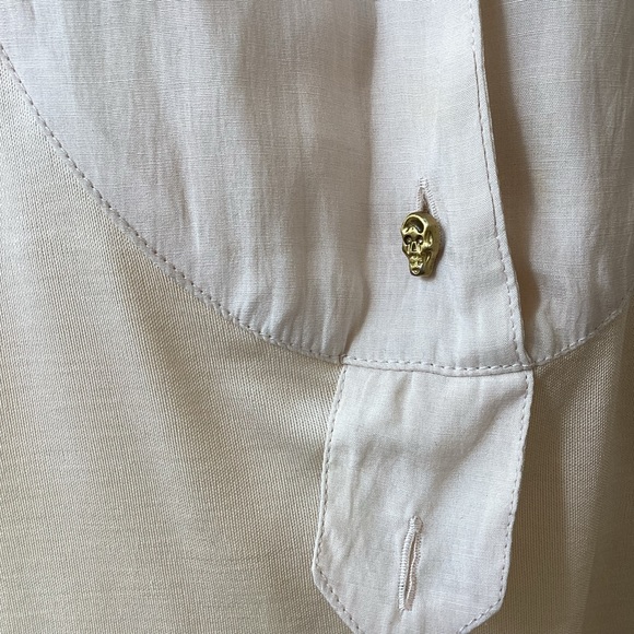 Stella McCartney Vintage Rare Runway Neutral Beige Tunic Top SZ 2/38 - Picture 7 of 14